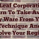 Ian Leaf Corporation – Learn To Take Away Spy Ware From Your Technique And Resolve Your Registry