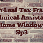 Ian Leaf Tax Fraud Technical Assistance For Home Windows Xp Sp3